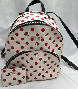 Disney Minnie Mouse Polka Love My Dots Backpack / card case Kate Spade New York
